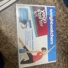 Weight Watchers Yoga Starter Kit 2 Complete Workouts w/ DVD Yoga Strap Block NEW