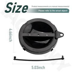A040338BK Cap/Strap for Hose Carriers/Sewer Hose Storage Carrier Cap for Va