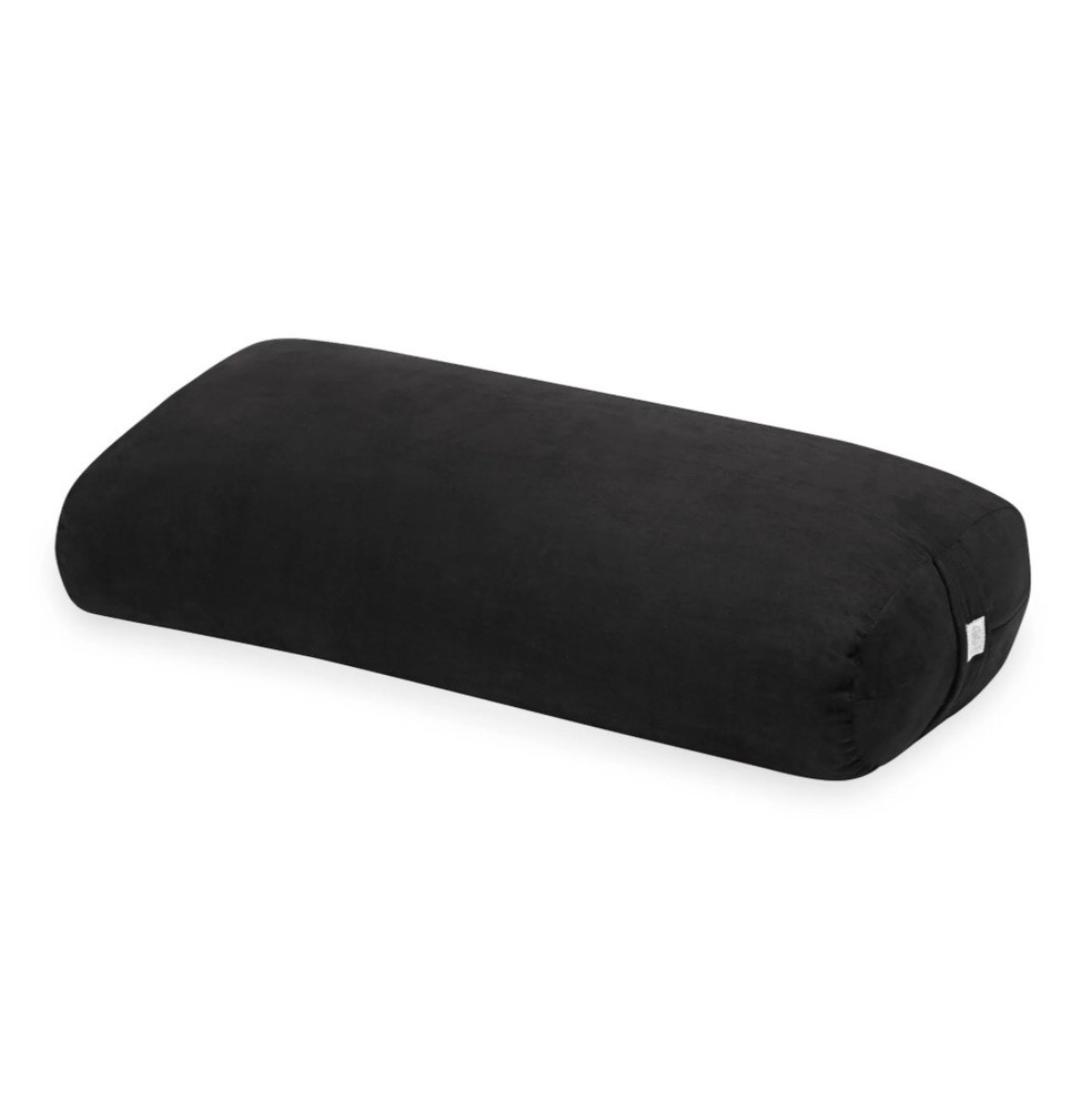 Gaiam Rectangular Bolster Yoga Meditation Black