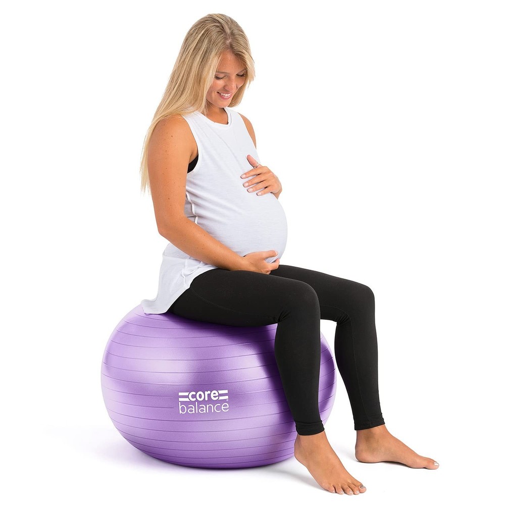 Pregnancy Ball with Air Pump – Ideal for Prenatal Yoga, Pilates, and Maternit…