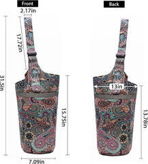 Yoga Mat Bag for Women with Large Size Pocket and Zipper Pocket,Yoga Bag Mat Car