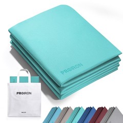 Foldable 72″x24″x0.24″6mm TPE Travel Yoga Mat Folding Mat Thick for Home Work…