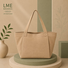Canvas Yoga Tote Bag with Exterior Sleeve for Yoga Mat; 8 Colors to Choose from