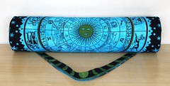 Indian Large Zodiacs Mandala Yoga Mat Bag Handmade Bags With Shoulder Strap
