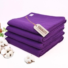Yogikuti Iyengar Cotton Yoga Blanket Set of Four- Thick Handwoven Yoga Blanke…