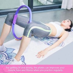 Dual Grip Pilates Ring Magic Circle Fitness Yoga Exercise Body Toning