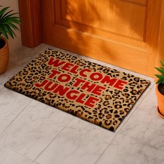 – Coconut “Better Late” Doormat with Non Slip PVC Base. Hand Painted…