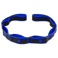 Fitness Tension Band for Stretching & Yoga 8 Loops Numbered Yoga Strap Band 90cm