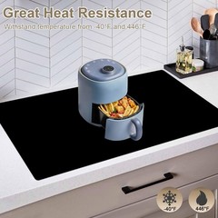 23.6″x15.7″(60cmx40cm) Large Silicone Mat for Kitchen Counter, Non-Slip Heat …