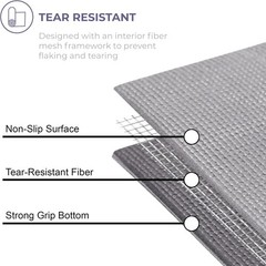 Voyage 5mm Studio Yoga Mats 6 Pack 72x24in