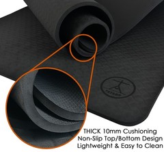 Tatago Large Yoga Mat Thick & Long for Home Workout. 84×30 (1/2 in) Exercise Mat