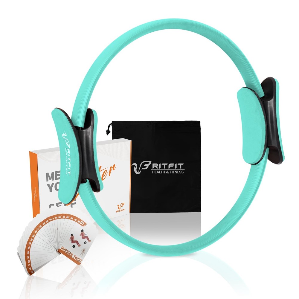 Pilates Ring Circle – 14 Inch Magic Fitness Circle for Toning Inner & Outer T…