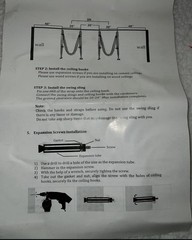 Trapeze Inversion Equipment Include 2 Extensions Straps and Ceiling Mounting