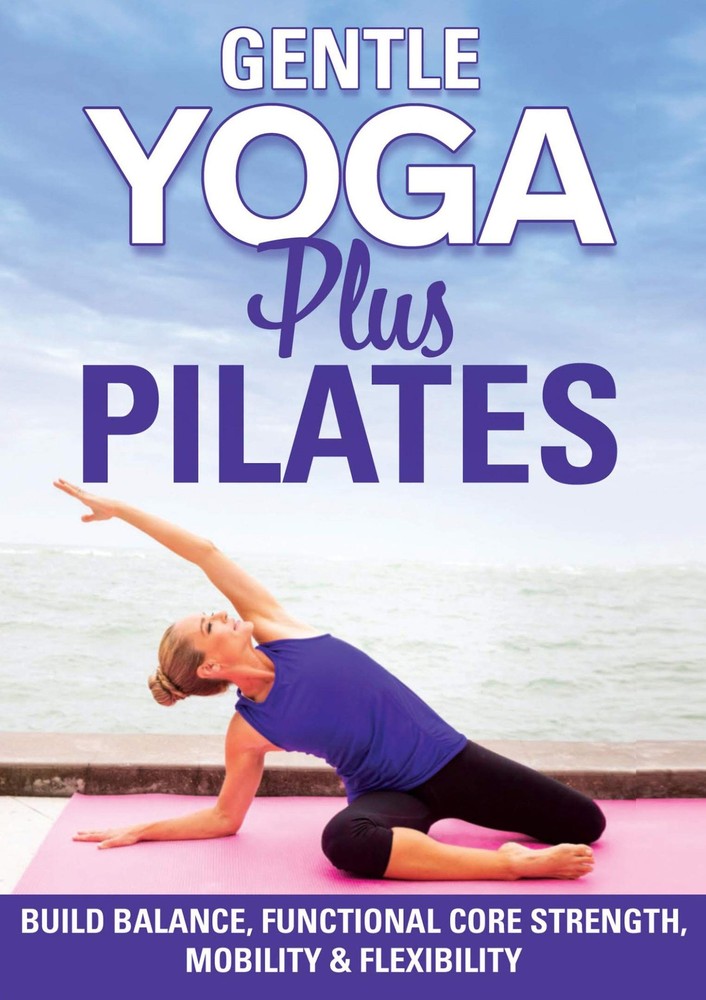 Gentle Yoga Plus Pilates DVD: Low Impact Abs, Core, Flexibility, Balance,…