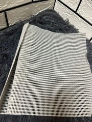 Multipurpose PVC grip mat Odor Free Hand Washable Grey Color Pack of 1 Free Pos