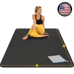 6’x4′ Non-Slip Yoga Mat – 8mm Thick Cushioning for Comfort and Stability