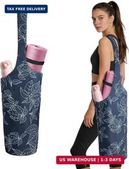 IwIeIaIrI Yoga Mat Bag for Women with Large Size Pocket and Zipper Pocket,Yoga B