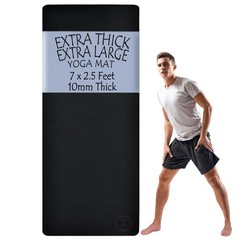 Extra Thick Yoga Mat XL 10mm, Extra Large Yoga Mat Extra Wide and Long for Su…