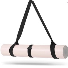 MRZZATA Yoga Mat Carrier Strap – Adjustable Thick and Wide Standard, Black
