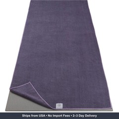 Gaiam Yoga Mat Towel Microfiber Mat-Sized Yoga Towel for Hot Yoga