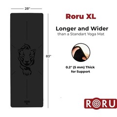 RORU Concept Sun Series Yoga Mat Thick Non Slip, Large and Wide 83 x 28 inch, Ru
