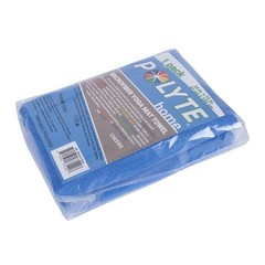 POLYTE Microfiber Hot Yoga Towel Mat with Non-Slip Silicone Grip Large, Blue