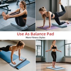 Foldable Yoga Excercise Mat 71″L x 24″W, Odourless Light Weight POE Mat For H…