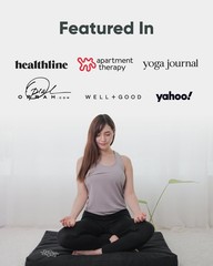 Zabuton Meditation Mat – Cotton Filled Yoga and Meditation Pad – Zabuton Medi…
