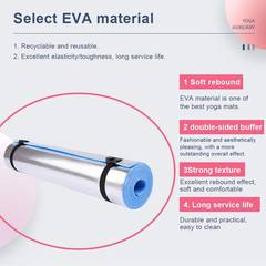 6/8/10Mm Yoga Mat Anti-Skid Sports Fitness EVA Comfort Foam Thick Yoga Mat for E