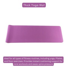 Yoga Mat Fitness & Exercise Mat & Thigh Exercise Equipment Circle ring Pack