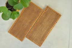 Sadhu Board Yoga Nails for Beginner 10mm / 0.4″ Buddha Engrawing Brown Handmade