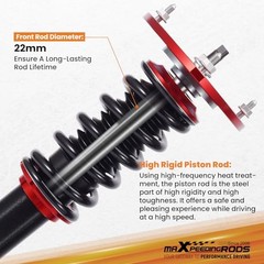 Coilovers for Subaru WRX and WRX STI Sedan 2015-2021, Height Adjustable