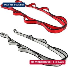 2Pcs Daisy Chain Multipurpose Anti-Gravity Yoga Belt, Climbing Rope, Hammock Rop