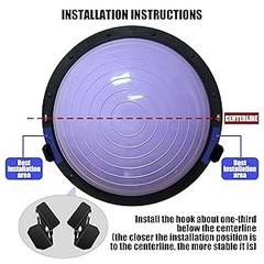 Adjustable Wall Mount Exercise Balance Ball Storage Bracket Yoga Ball Holder,