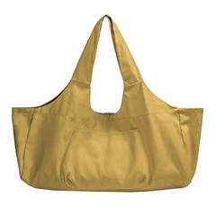 Multi-color Canvas Breathable Oversized Mat Bags Tote Sling Carrier Side Pocket