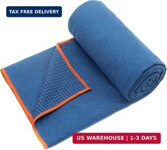 Eunzel 2 Pack Hot Yoga Towel with Grip Dot, Non Slip Yoga Mat Towe Sweat Absorbe