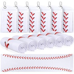 Tegeme 12 Pack Mini Baseball Cooling Towels, 30″x9″ 30″ x 9″, White