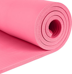 Solana Yoga Mat Thick 1/2In Non-Slip Workout Mat with Nylon Strap – 72X24In Exer