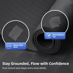 Extra Large Yoga Mat – 72″X48″ or 78″X57″, 1/4″–1/2″ Thick Mat for Women & Men,