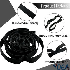 Stretching Strap Yoga Strap with Loops, Stretch Straps for Physical Therapy, Non