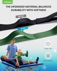 Durable Non-Elastic Stretching Strap – Perfect for Yoga, Pilates, & Therapy