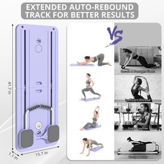 Multi-Purpose Pilates Reformer Board – Lightweight & Adjustable for All Levels