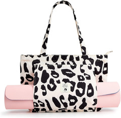 Yoga Bags for Women with Yoga Mats Bags Carrier Carryall Canvas Tote for Pilates
