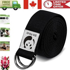 Versatile 8 Feet Yoga Strap – Safe and Soft Strap for Pilates & Gym Workouts