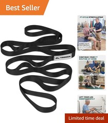 Versatile 75″ Physical Therapy Stretching Strap for Safe Mobility & Recovery