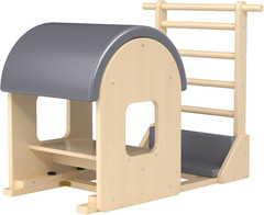Wooden Pilates Ladder Barrel for Home Workout – Core Strength & Balance Trainer
