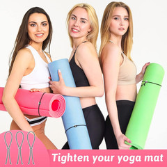 8 Pcs Yoga Mat Straps for Carrying Elastic Yoga Mat Band Storage Yoga Mat Carrie