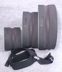 Chirp Wheel+ 3 Pack Rolling Exercise Wheels+Bag 12″ 10″ 6″ for Back Pain/Yoga