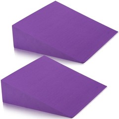 DEAYOU 2 Pack Yoga Foam Wedge, 13″ EVA Foam Calf Stretch Slant Board for Lowe…