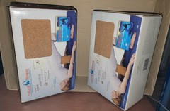 Lot of 2 Cork Yoga Block natural fitness 3.5×5.5×9